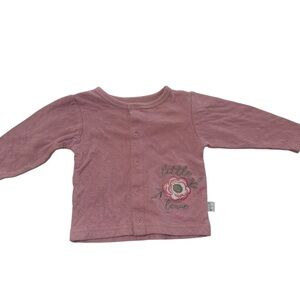 Kids Pink Long Sleeve Shirt